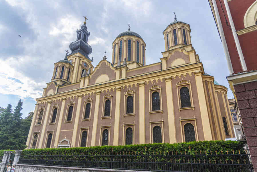 Bosnia y Herzegovina - Sarajevo 44 - catedral ortodoxa de la Natividad de la Madre de Dios